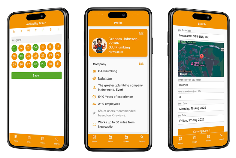 Tradys - The Trade Availability App Tradys - The Trade Availability App